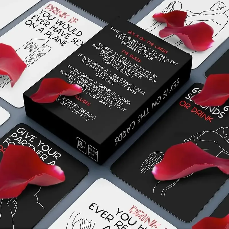 Drunk Desires Casais Bebendo Jogo de Cartas Romântico Interativo Jogo de Tabuleiro Conjunto de Cartões de Papel para Data Noite Dia dos Namorados Casal Reunindo Entretenimento