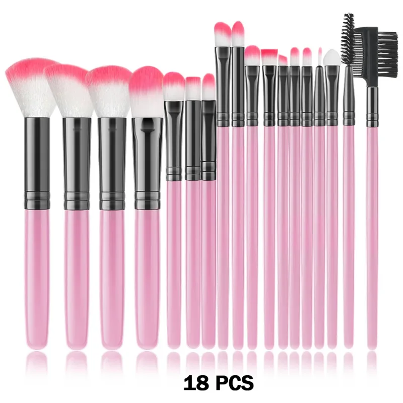 18/32Pcs Makeup Brushes Professional Soft Fluffy Cosmetics Foundation Powder Eyeshadow Kabuki Blending Blush Makeup Brush Tool