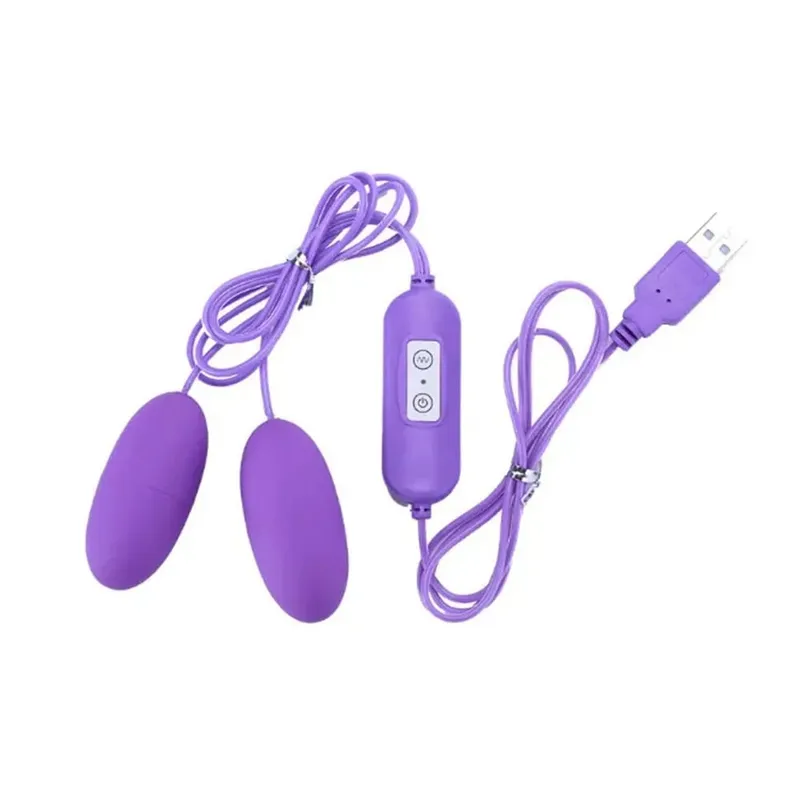 Vibrator 12 multi Speed Jump Egg Vibrating Clitoris Stimulator USB Adult Product Sex Toys For Women Female Masturbation — image 1