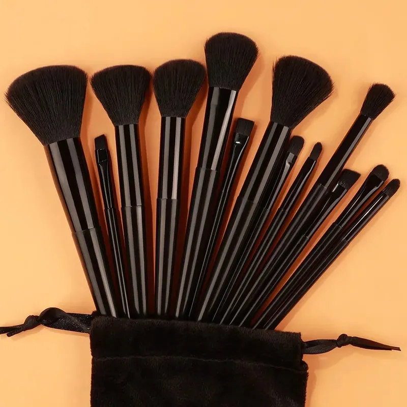 Conjunto de pincéis de maquiagem premium, 13-20 peças, macio, macio, base cosmética, pó, sombra, kabuki, mistura, pincel de maquiagem, ferramentas de beleza