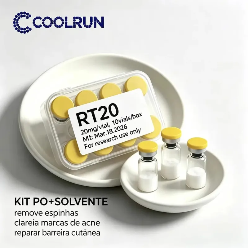 Pó liofilizado de grau premium Rt/peptídeo de cobre Ghk-Cu (especificações disponíveis: 5Mg a 100Mg; cor da tampa do frasco Va
