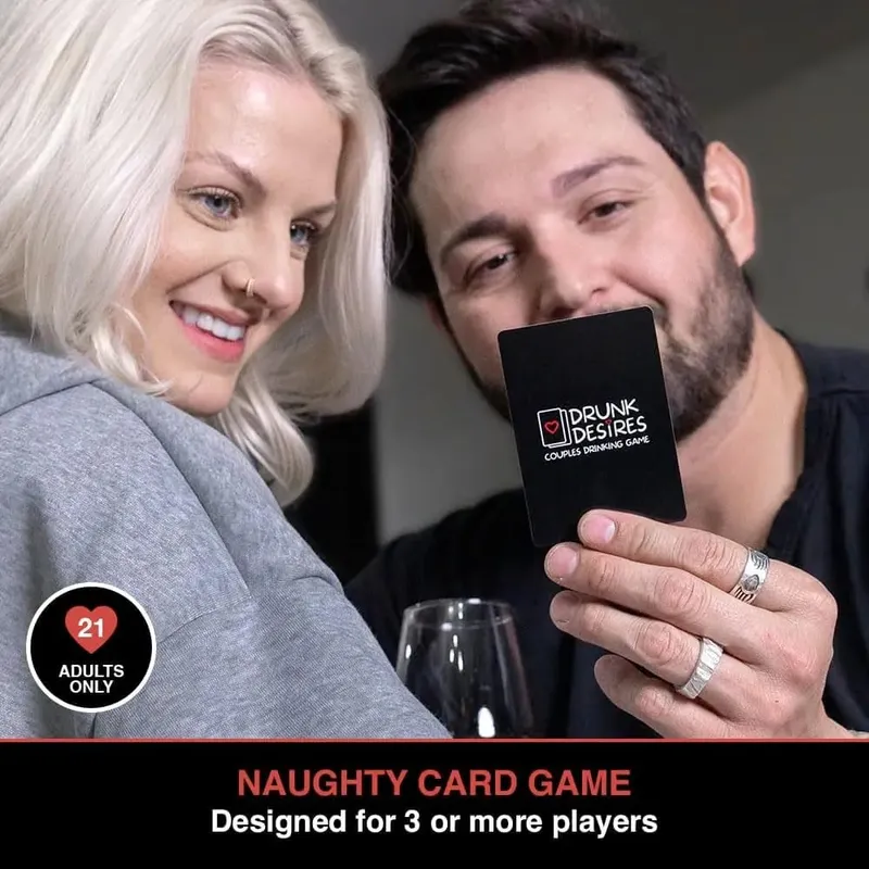Drunk Desires Casais Bebendo Jogo de Cartas Romântico Interativo Jogo de Tabuleiro Conjunto de Cartões de Papel para Data Noite Dia dos Namorados Casal Reunindo Entretenimento