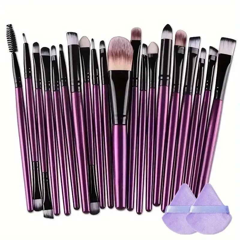 Conjunto de pincéis de maquiagem premium, 13-20 peças, macio, macio, base cosmética, pó, sombra, kabuki, mistura, pincel de maquiagem, ferramentas de beleza