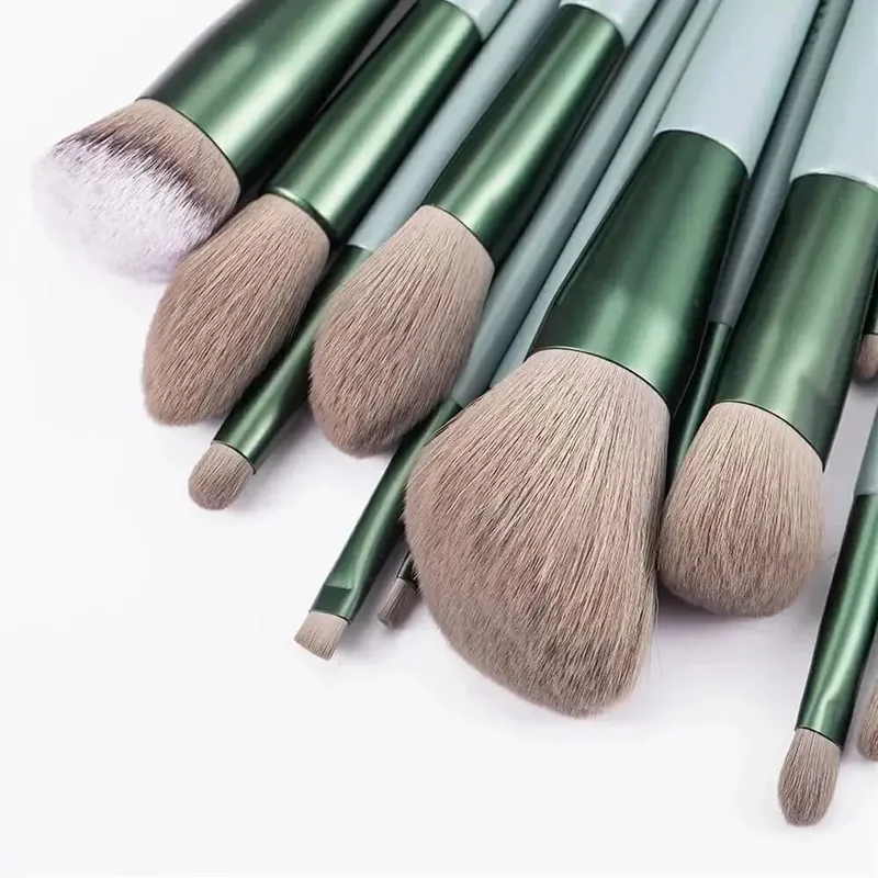 Conjunto de pincéis de maquiagem premium, 13-20 peças, macio, macio, base cosmética, pó, sombra, kabuki, mistura, pincel de maquiagem, ferramentas de beleza