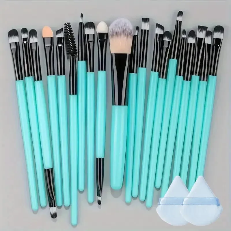 Conjunto de pincéis de maquiagem premium, 13-20 peças, macio, macio, base cosmética, pó, sombra, kabuki, mistura, pincel de maquiagem, ferramentas de beleza