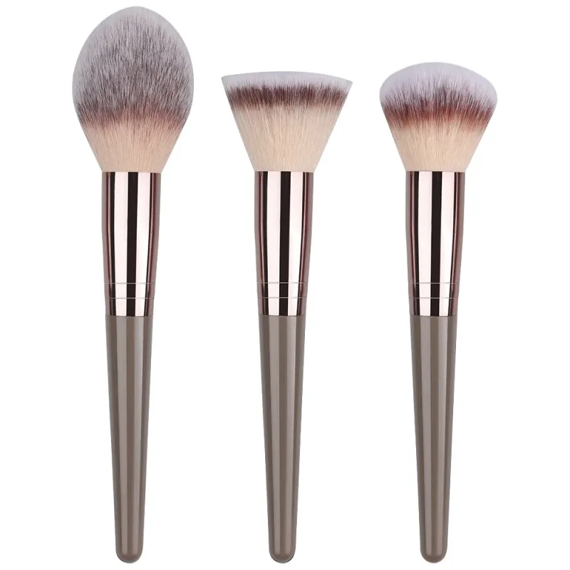 1-20 pçs pincéis de maquiagem conjunto sombra de olho fundação blush iluminador corretivo ferramenta de beleza feminina puffs beleza esponjas polegar puffs