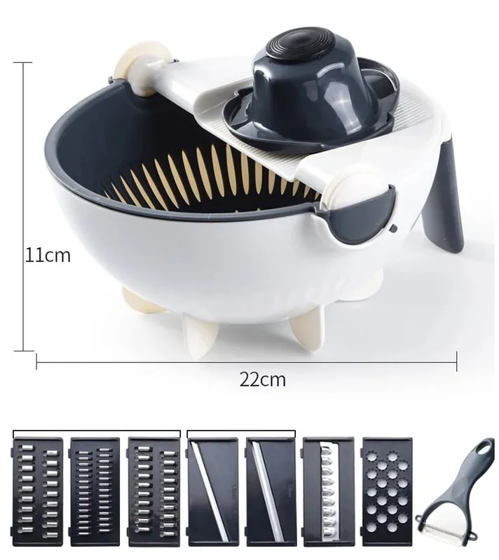 4 In 1 Vegetable Cutter Multifunctional Handheld Electric Wireless Chop Garlic Mash Minced Slice Onion Cutting Cooking Gadget