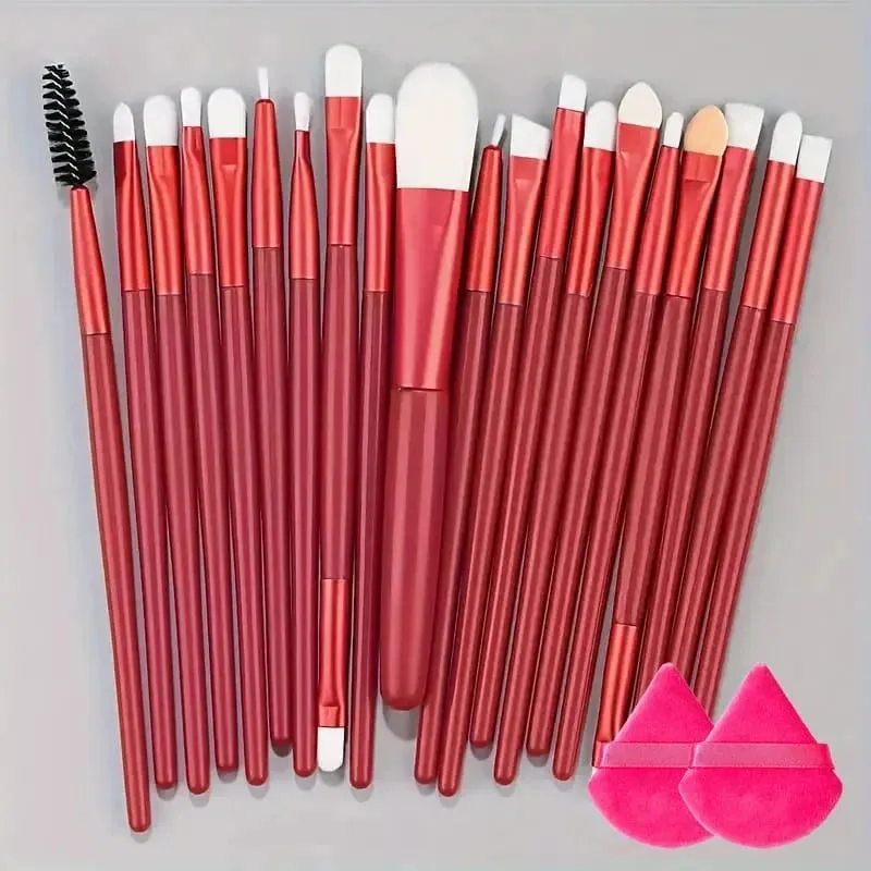 Conjunto de pincéis de maquiagem premium, 13-20 peças, macio, macio, base cosmética, pó, sombra, kabuki, mistura, pincel de maquiagem, ferramentas de beleza