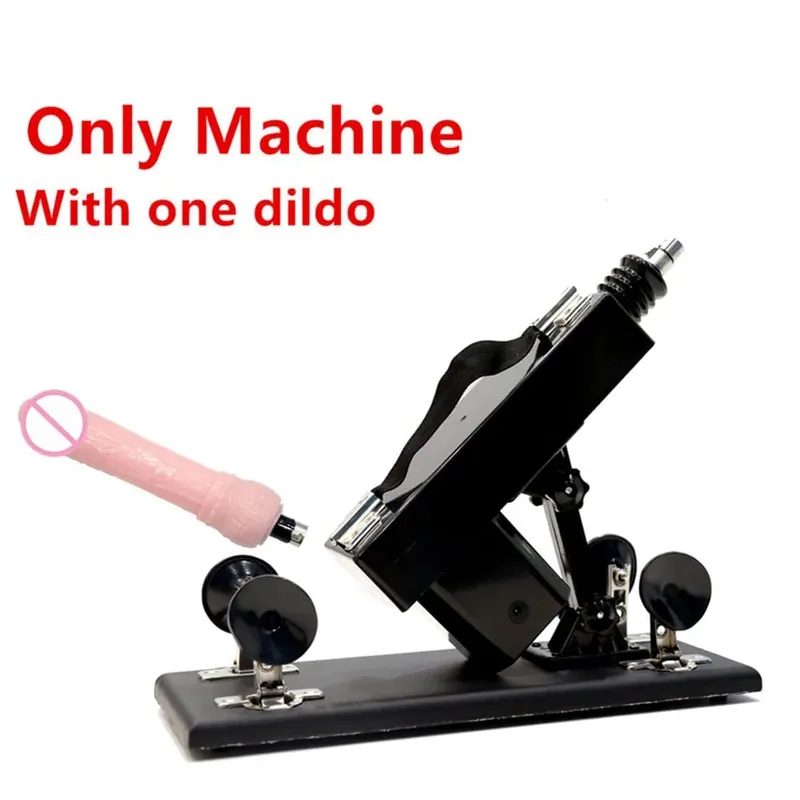 Máquina sexual vibartor automática, motor forte, com acessórios de vibrador, arma ajustável, máquina de amor, brinquedos sexuais para homens, mulheres, jogo adulto
