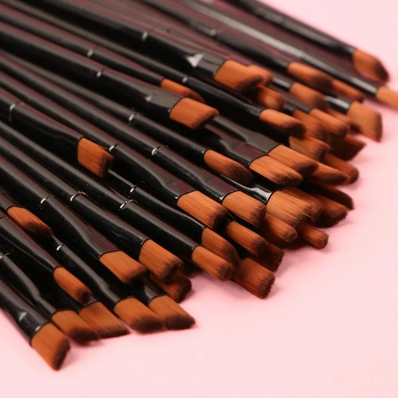 50pcs/set Eyebrow Brush Eye Brushes Eyeshadow Mascara Blending Pencil Brush Makeup Brushes Professional Beauty Makeup Tools