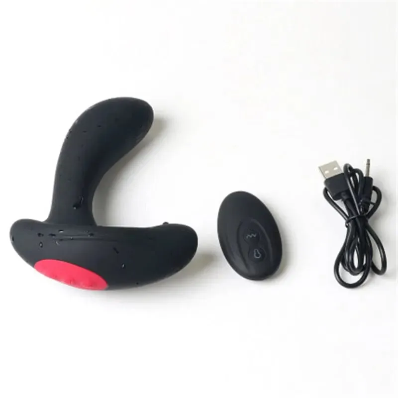 Plugue anal inflável com controle remoto sem fio, massageador de próstata masculino, plug anal vibratório, expansão anal, brinquedos sexuais para homens
