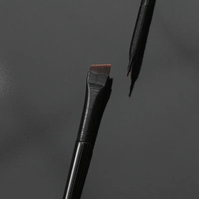 1pc Super Thin Angled liner Make up brush Eye brow Synthetic hair Makeup brushes Fine Eyebrow sharp cosmetic tools Professional