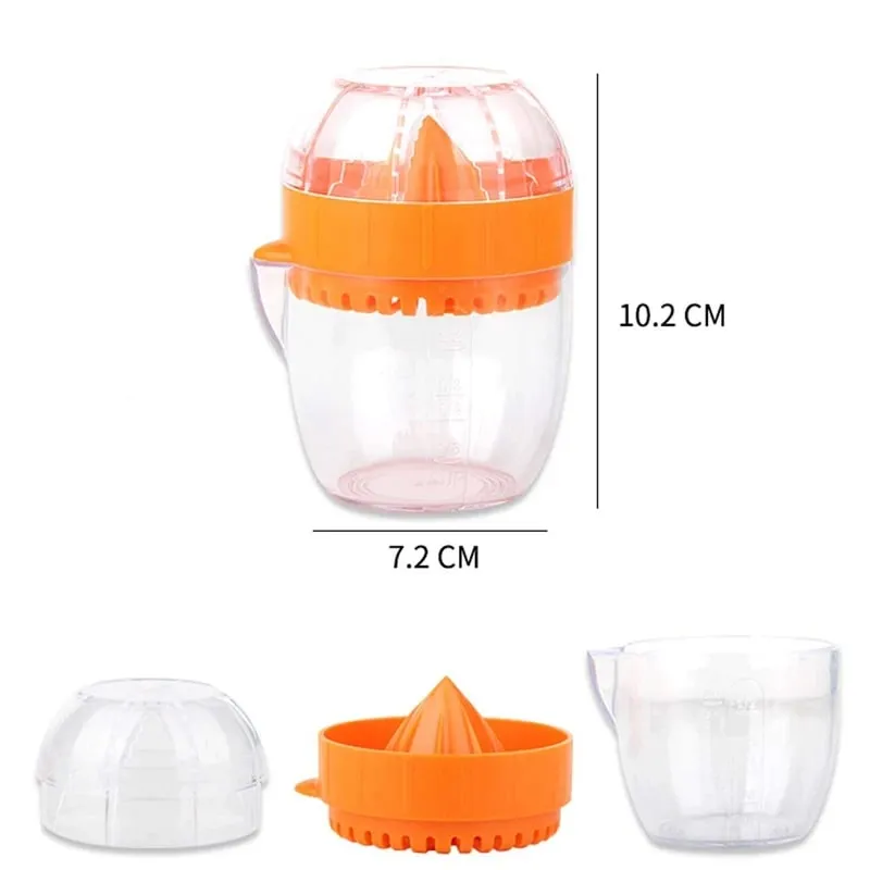 Espremedor de limão com tampa de plástico manual espremedor de limão laranja copo espremedor de frutas cítricas com bico ferramentas de frutas kc0130 — image 2
