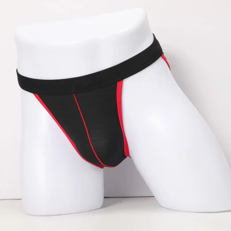 Brand Male Underwear Bulges Knickers Triangular Underwear EU Man Solid Underpants Plus Size Modal Cotton Slip Male Panties 1802
