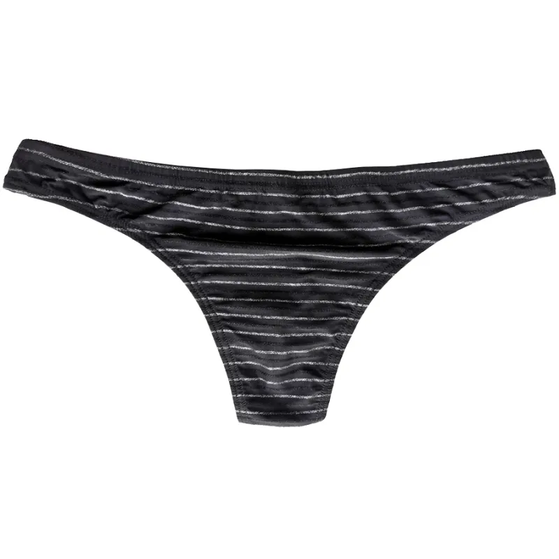 5 Men Sexy Briefs Stripe Bikini Breathable Soft Underwear Cucea Underpants Man Comfortable Gay Pants Cueca Male Panties C903-1
