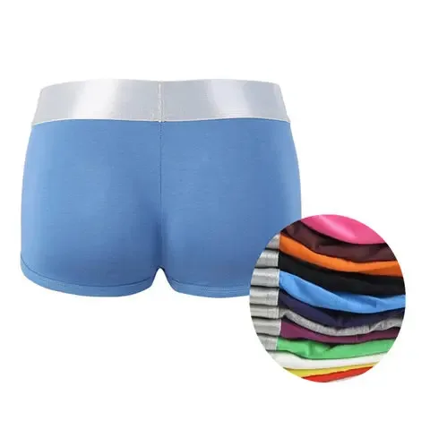 5PCS Men Underwear Boxers Men's Underpants Cotton Solid Sexy Cueca Brand Boxer For Mens Cotton Shorts Panties Calzoncillos 2024