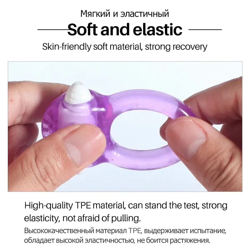 Medical Silicone Penis Vibrator Strong Dildo Vibration Man Masturbation Delay Ejaculation Vibrator Ring Sex Product Erotic Toys — image 5