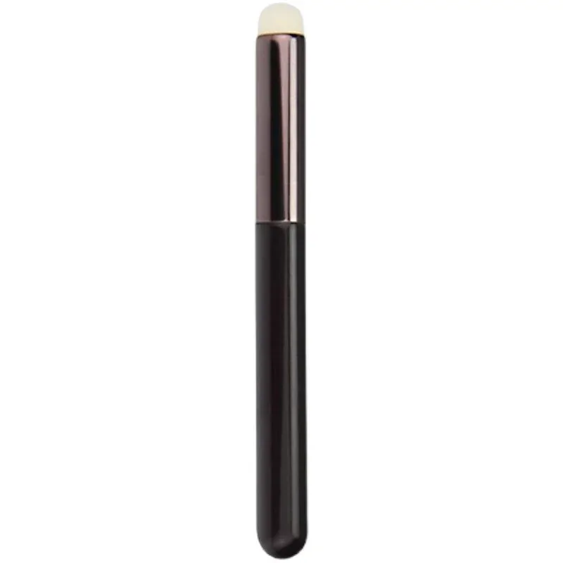1pc mini batom na ponta do dedo mistura pincéis de maquiagem corretivo de precisão compõem escova abobadada pequena escova labial portátil multifuncti