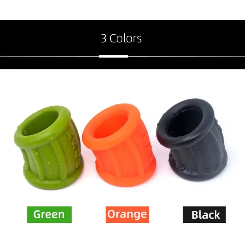 Silicone líquido macio stretchable escroto bondage pênis anel bola maca homens ejaculação atraso galo anel castidade gaiola brinquedo sexual