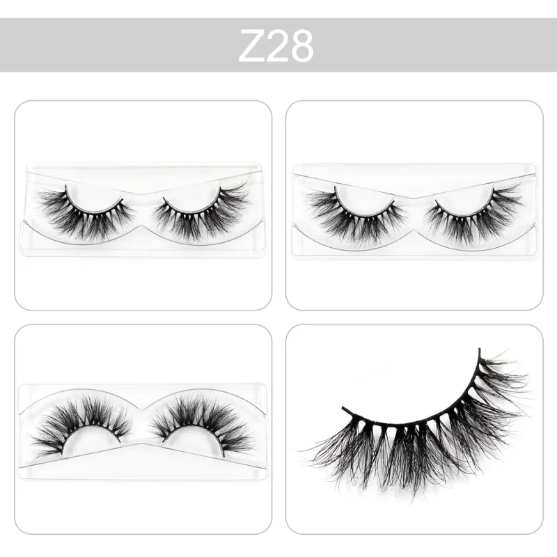 Cílios de maquiagem 3d vison cílios finos volume cílios postiços dramáticos cílios naturais macios cílios acabamento completo glamouroso olho