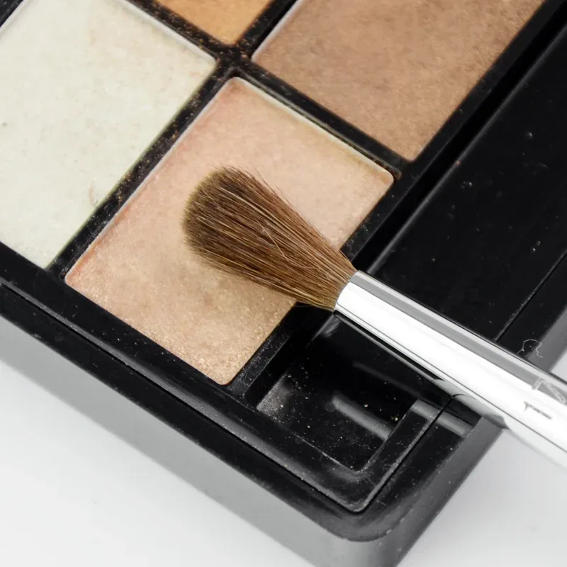 1 peça pincéis de maquiagem pro precisão vinco sombra #17 pincel de maquiagem detalhe base de olho sombra cabo de madeira ferramentas cosméticas
