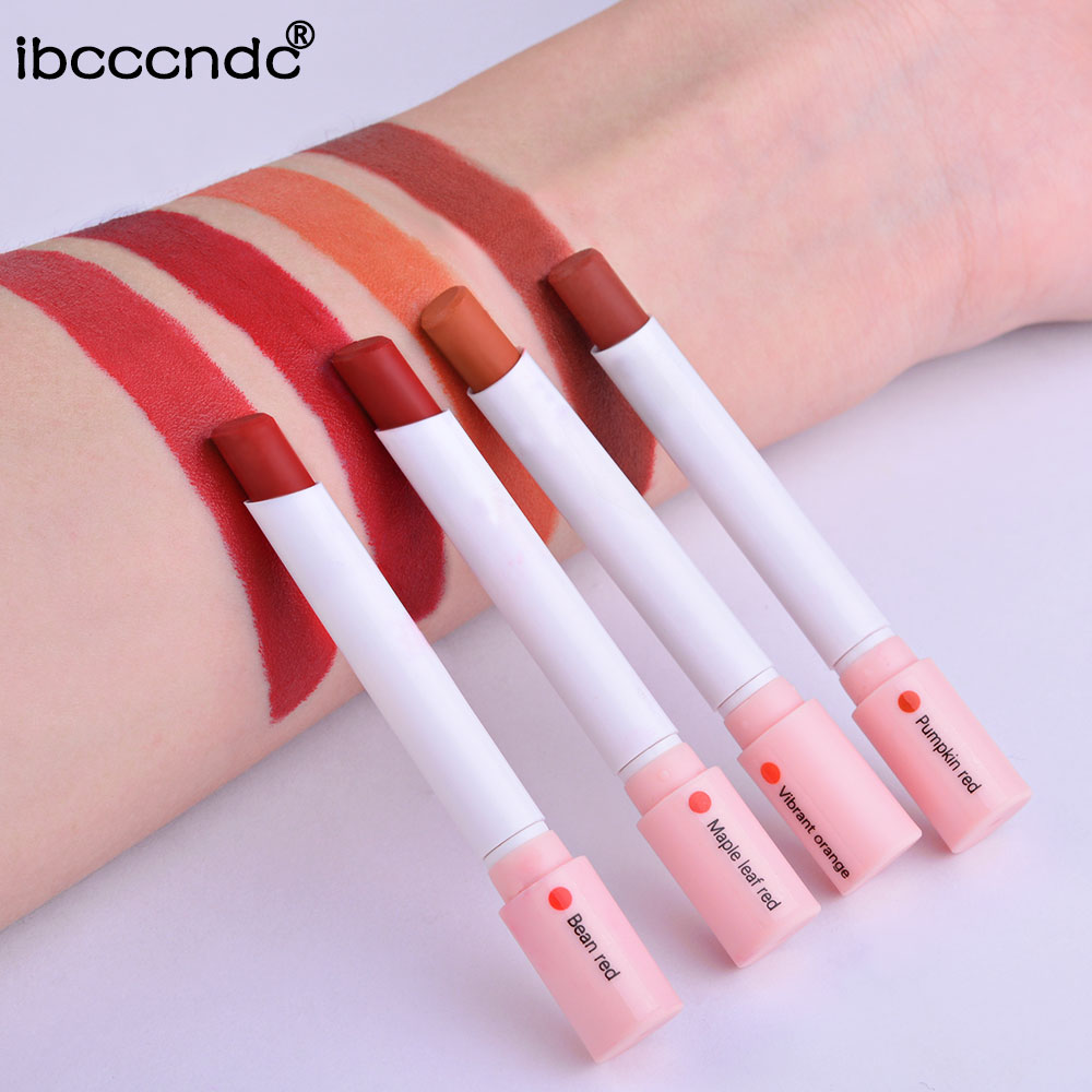 Conjunto de lábios à prova d'água com 4 bastões de longa duração - Batom fosco de longa duração com acabamento transparente - Presente perfeito para o Dia dos Namorados para ela