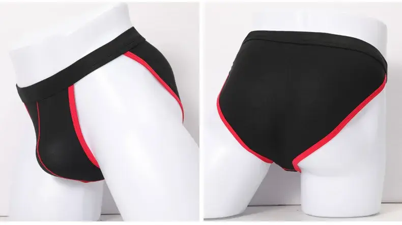 Brand Male Underwear Bulges Knickers Triangular Underwear EU Man Solid Underpants Plus Size Modal Cotton Slip Male Panties 1802