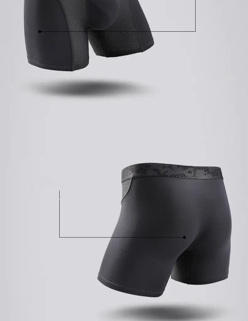 Roupa interior masculina modal boxers shorts hombre malha sólida respirável bolsa calcinha homem perna longa cueca calzoncillos XL-6XL