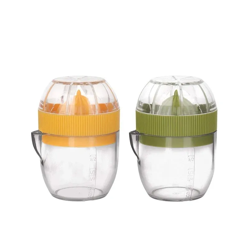 Espremedor de limão com tampa de plástico manual espremedor de limão laranja copo espremedor de frutas cítricas com bico ferramentas de frutas kc0130 — image 4
