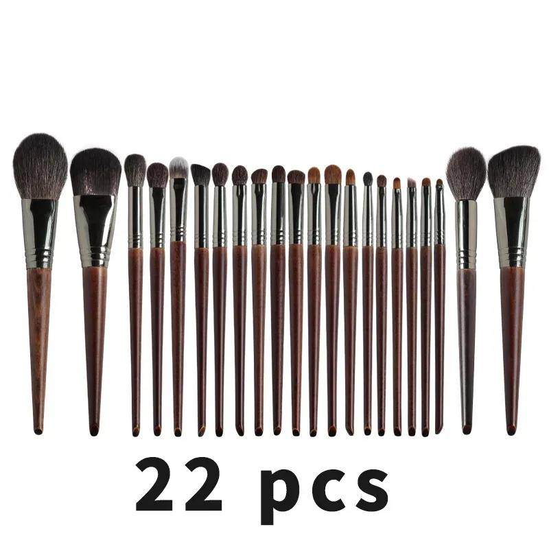 Ovw conjunto de pincéis de maquiagem, ferramentas profissionais, pó de cabra, blush, sombra, base de mistura, cosméticos para maquiagem