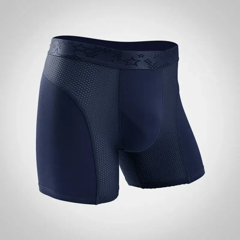 Roupa interior masculina modal boxers shorts hombre malha sólida respirável bolsa calcinha homem perna longa cueca calzoncillos XL-6XL