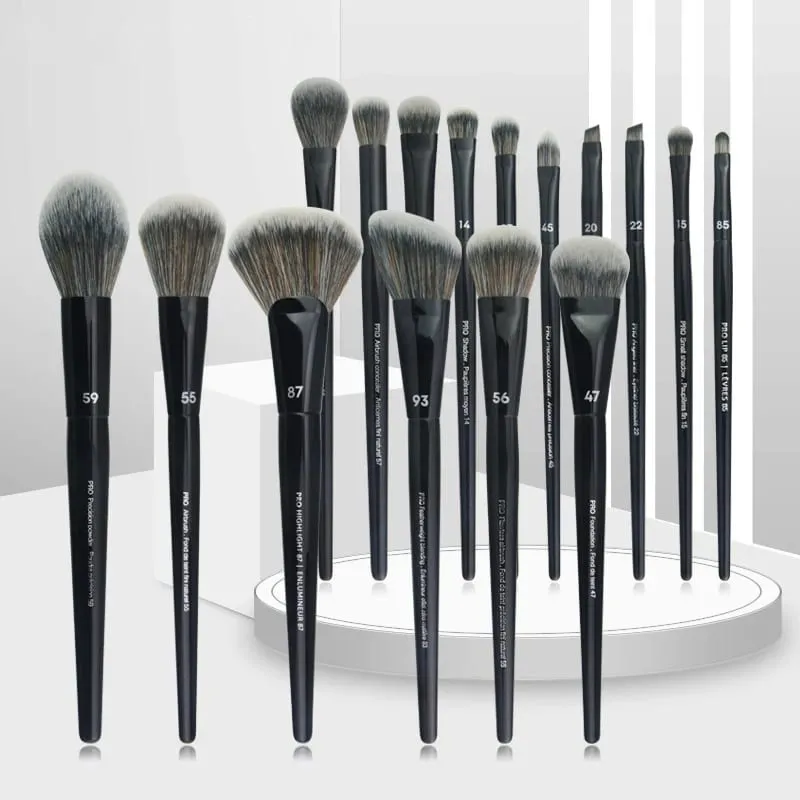 1pc maquiagem chanfrada fundação pó contorno sombra de olho escova ferramenta ultra macio compõem afilado liquidificador destaque sombra de sobrancelha