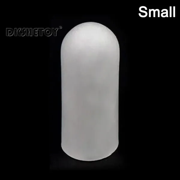 S/M/L Silicone Glans Protector Cap Sex Toys Genital Sleeve Dick Enlargement Extender Stretcher Sleeves For Penis Adult Supplies