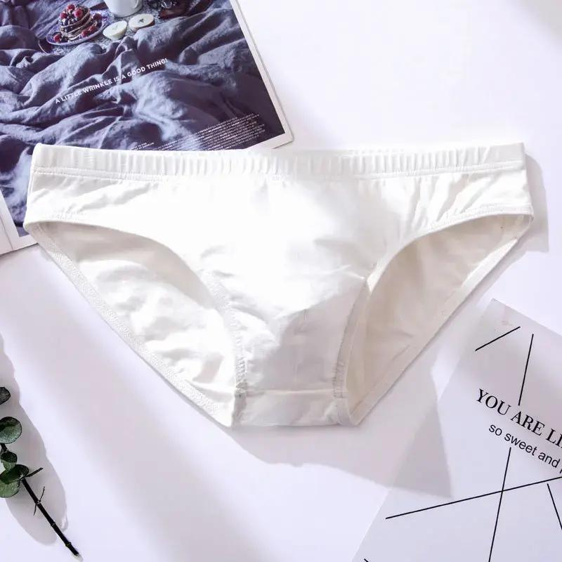 5pcs Men's Underwear Male Solid Briefs Underpants for Men Brief Cotton Adult Panties Mens Bikini Pant Men Sexy Slip Hombre 1805