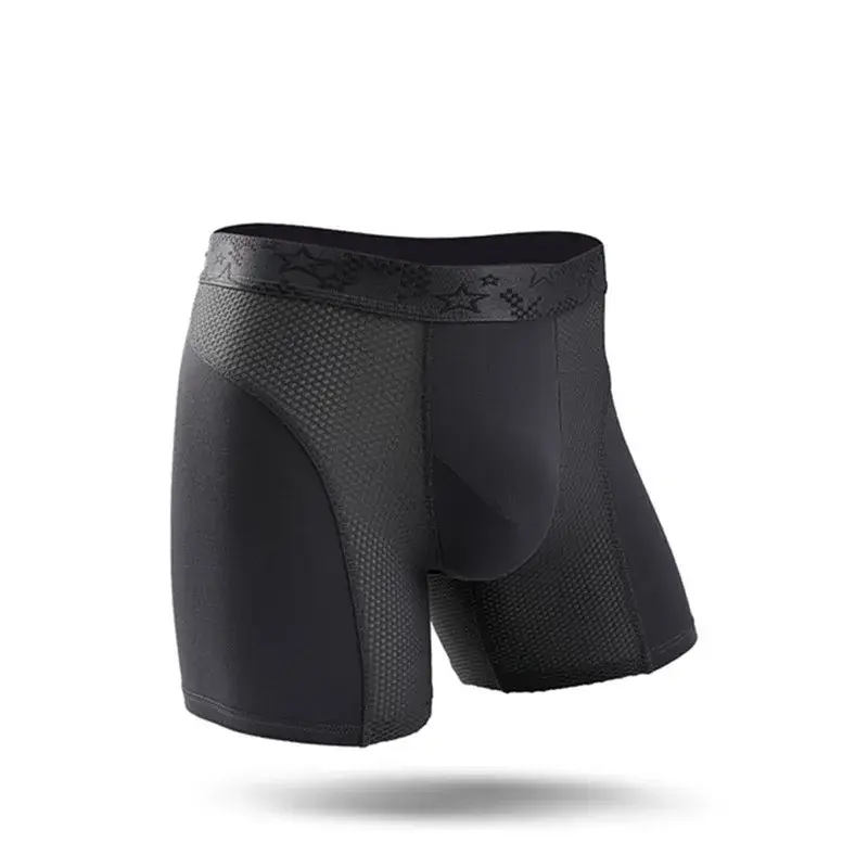 Roupa interior masculina modal boxers shorts hombre malha sólida respirável bolsa calcinha homem perna longa cueca calzoncillos XL-6XL