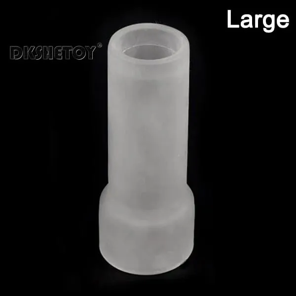 S/M/L Silicone Glans Protector Cap Sex Toys Genital Sleeve Dick Enlargement Extender Stretcher Sleeves For Penis Adult Supplies