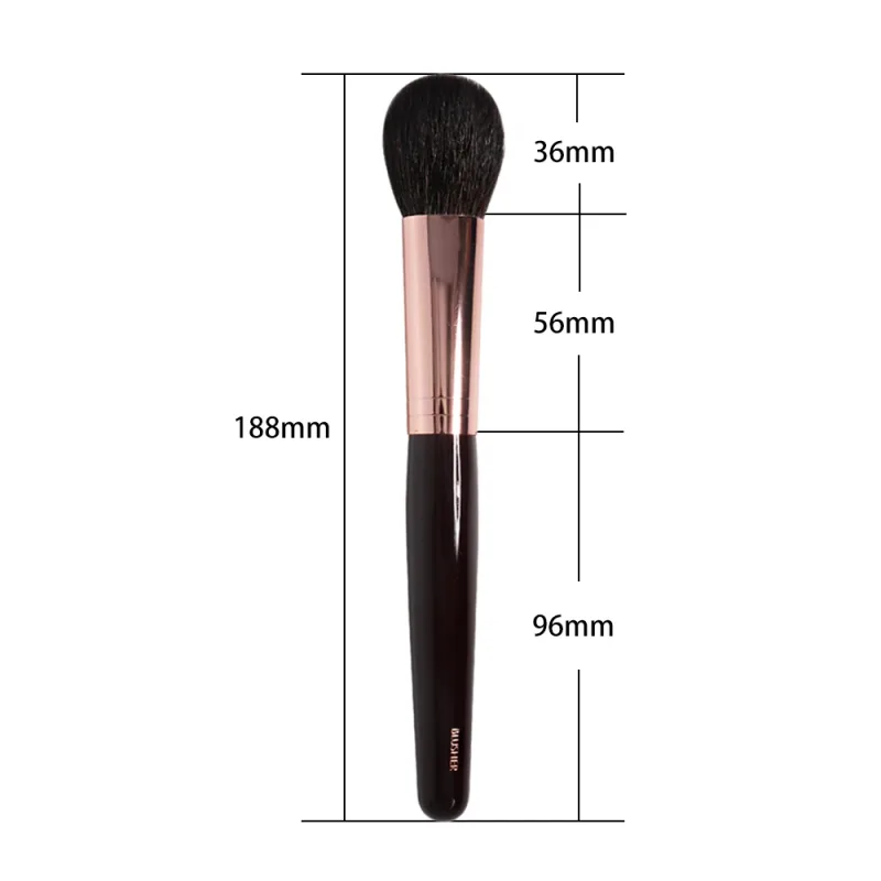 Pincéis de blush da marca CT de alta qualidade, cabelo de cabra e esquilo, iluminador de bochecha macia, pincel de maquiagem — image 1