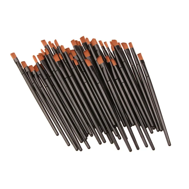 100/50pcs/set Eyebrow Brush Eye Brushes Set Eyeshadow Mascara Blending Pencil Brush Makeup Brushes Make Up Cosmetic Tools
