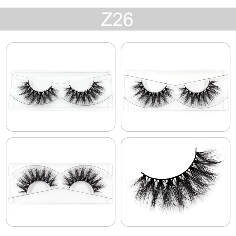 Cílios de maquiagem 3d vison cílios finos volume cílios postiços dramáticos cílios naturais macios cílios acabamento completo glamouroso olho