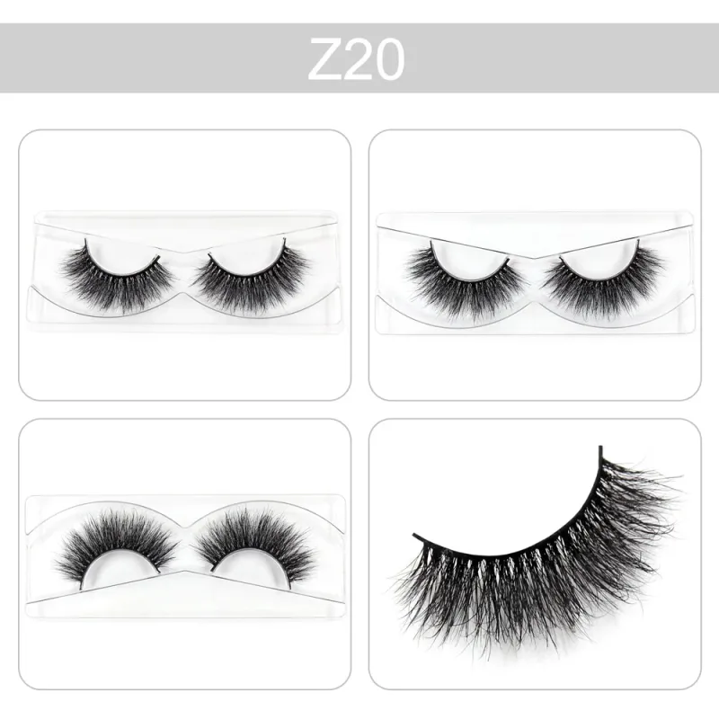 Cílios de maquiagem 3d vison cílios finos volume cílios postiços dramáticos cílios naturais macios cílios acabamento completo glamouroso olho