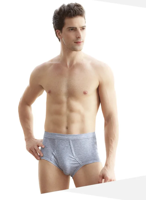 95KG Solid Fat Plus Size Men's Underwear Mens Underwear 100% Cotton Comfortable Breathable Loose Large Size Men Briefs Panties