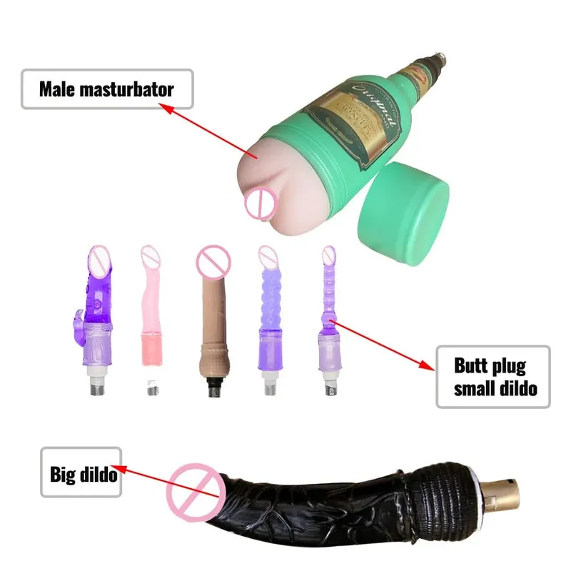 Máquina sexual vibartor automática, motor forte, com acessórios de vibrador, arma ajustável, máquina de amor, brinquedos sexuais para homens, mulheres, jogo adulto