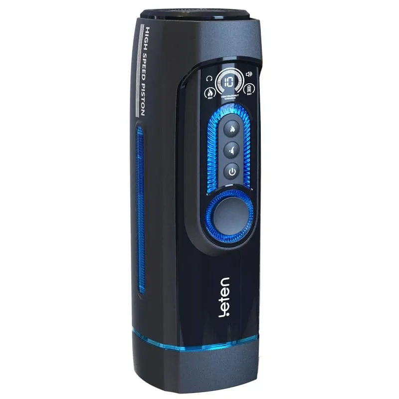 Leten Retractable High Speed Piston Male Masturbator Moaning Thrusting Heating Vagina Masturbation Cup Pussy Sex Toys For Men