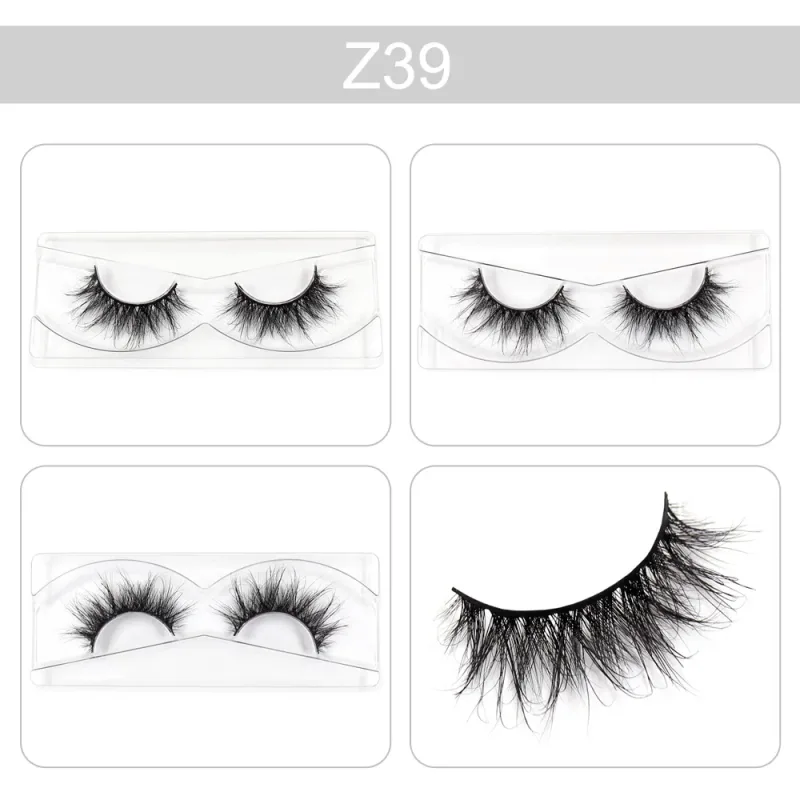 Cílios de maquiagem 3d vison cílios finos volume cílios postiços dramáticos cílios naturais macios cílios acabamento completo glamouroso olho