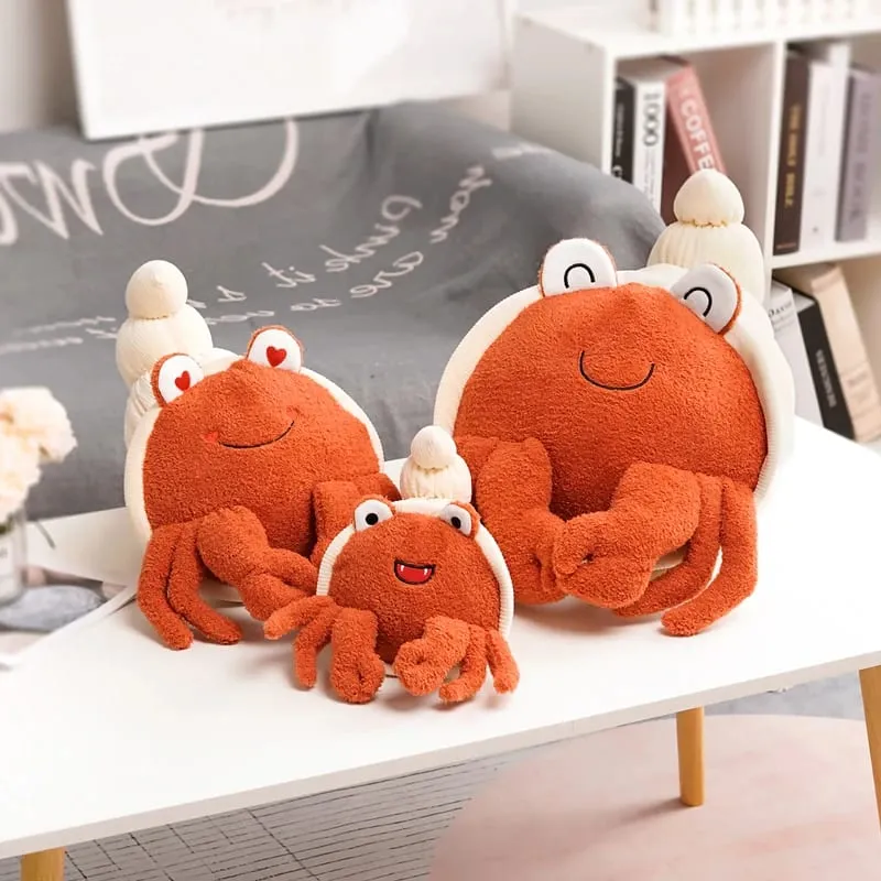 Cute Cloud Plush Pillow Stuffed Soft Creative Family Bread Poached Egg Chestnut Hermit Crab Toy Car Pillow Home Decor Kids Toys