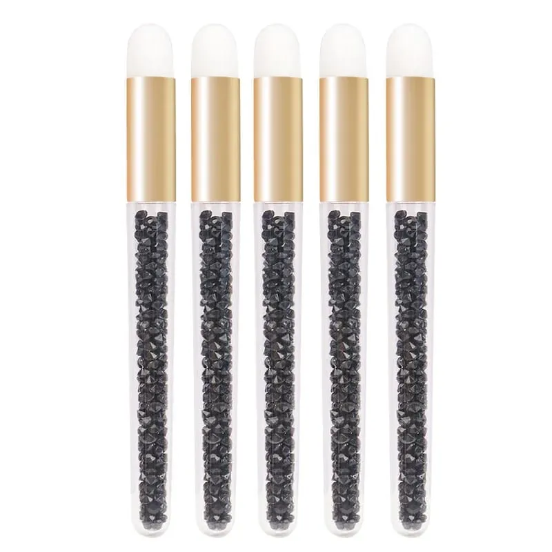 5 PCS Diamond Clean Nose Brushes Eyebrow Nose Blackhead Comedones Cleaning Brush Professional Eyelash Extensions Makeup Tools