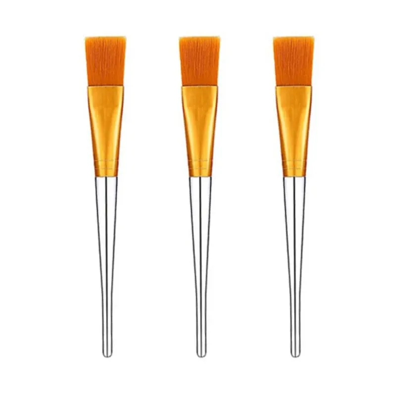 3/4 件化妝工具 DIY 面膜刷組 軟塗抹刷 包括軟扇面部刷 酸塗抹刷