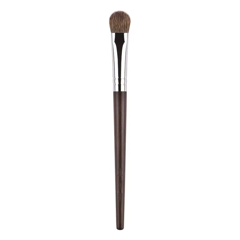 Pincéis de maquiagem pro de alta qualidade, pelos de animais, tamanho grande, sombra, destaque dos olhos, pincéis de maquiagem, cabo de ébano, ferramentas cosméticas, 1 peça