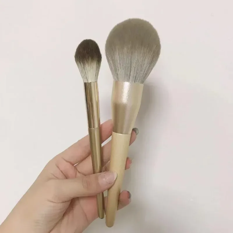 Pincel de maquiagem em pó grande, pincel para contorno, blush, corretivo, cosméticos, base, ferramentas de beleza cosmética, 1 peça