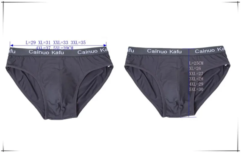 4Pcs Men Briefs Mens Summer Underwear Large Size L-5XL Elasticity Underwear Male Comfortable Panties Sexy Male Shorts Briefs Hot